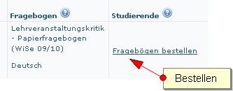 Papierfragebögen bestellen